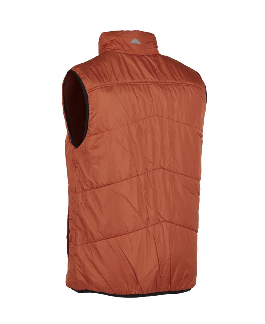 VEST FOUND CHEVRON INSULATED BURNT OCHRE - الصورة 2