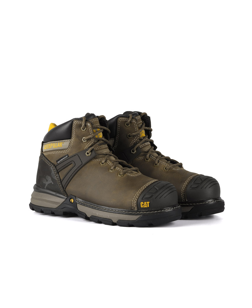 SHOES CAT EXCAVATOR SUPERLITE WP DK BEIG