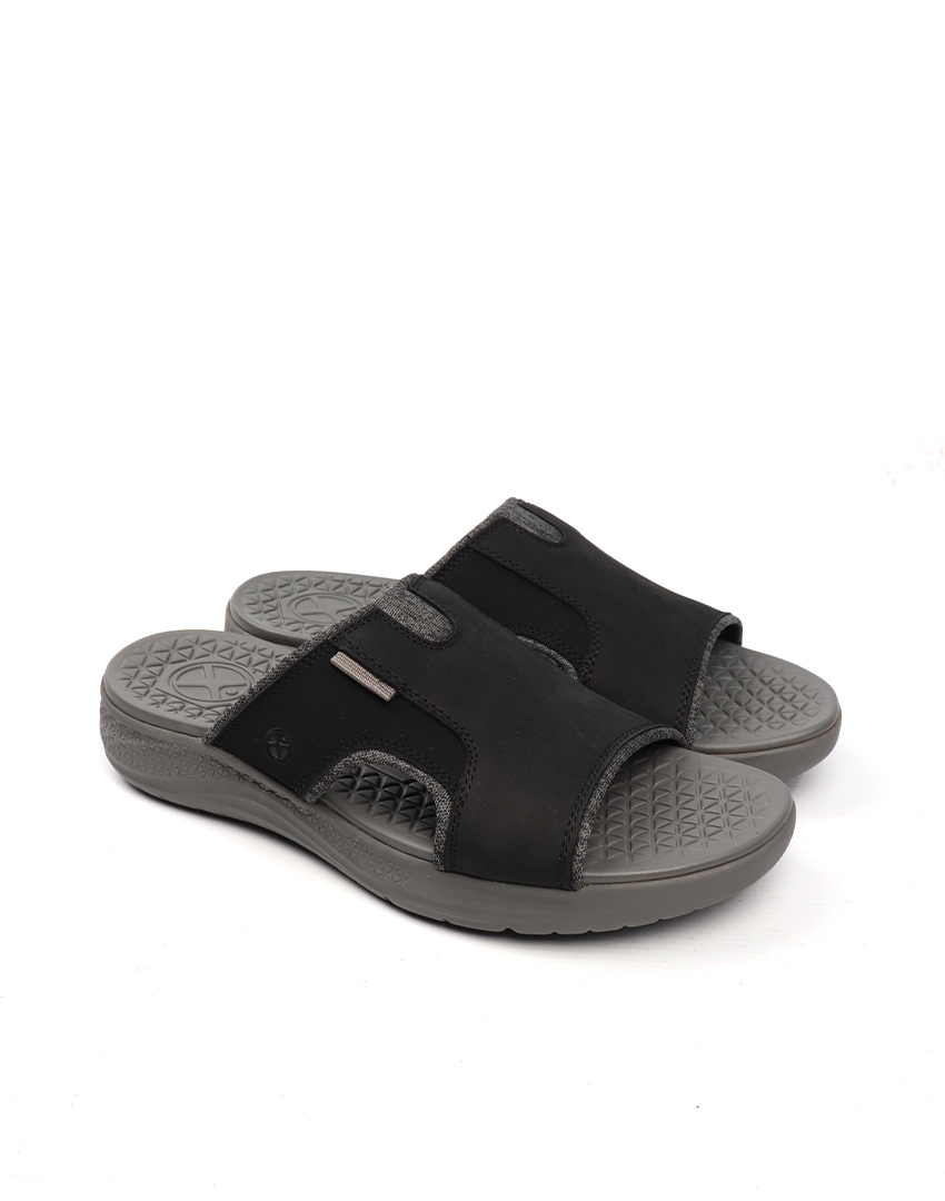 SHOES H.P ACTIVATE SLIDE BOLD BLACK NUBUCK