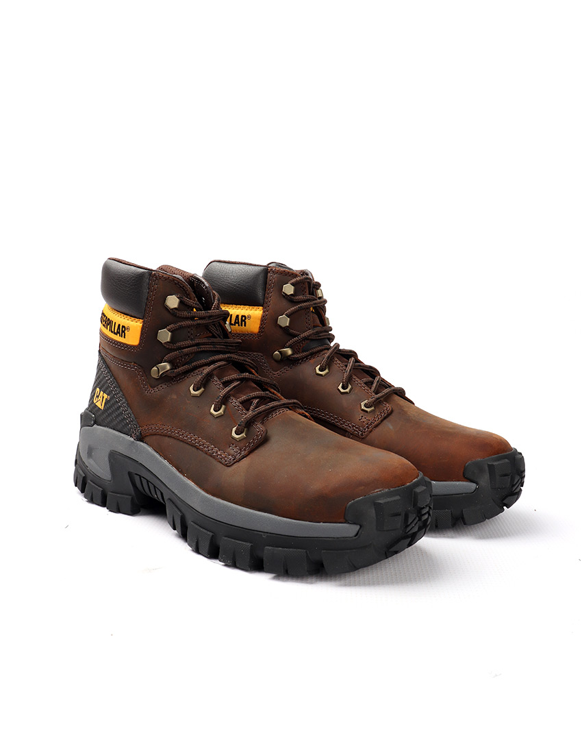 SHOES CAT INVADER HI ST DARK BROWN
