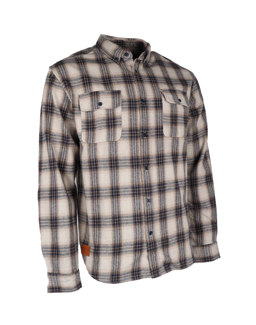 SHIRT PAL TASTE OFF WHITE BLUE